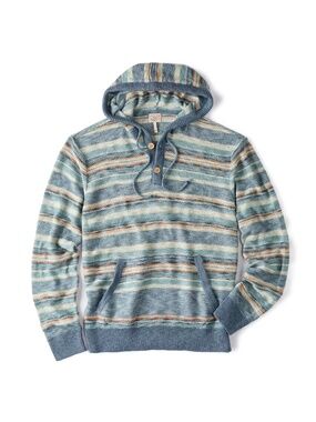 Faherty Cove Strped Hoodie